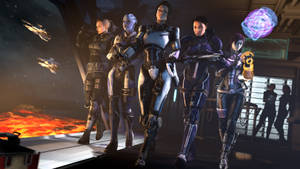 Mass Effect Female Characters 4k Wallpaper