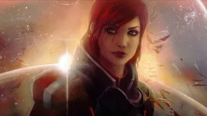 Mass Effect Miranda Anime Drawing Wallpaper