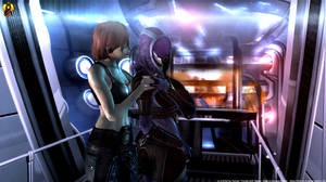 Mass Effect Shepard And Tali'zorah 4k Wallpaper