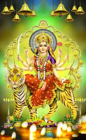 Mataji Golden Bells Wallpaper