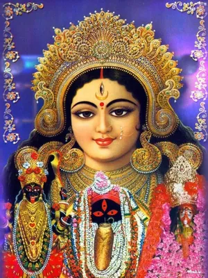 Mataji Golden Crown Wallpaper