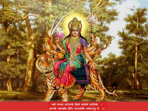 Mataji Nature Art Wallpaper