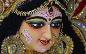 Mataji Third Eye Art Wallpaper