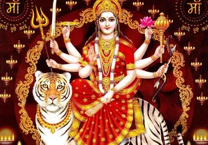 Mataji White Tiger Art Wallpaper