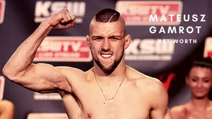 Mateusz Gamrot Flexing Muscles Wallpaper