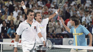 Mats Wilander Against Ivan Lendl Wallpaper