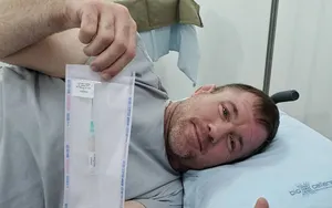 Matt Hughes On Medical Bed Wallpaper