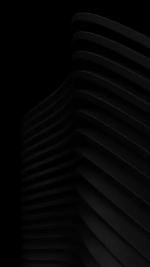 Matte Black Rendered Blinds Wallpaper