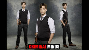 Matthew Gray Gubler's Pensive Stare In Criminal Minds Wallpaper