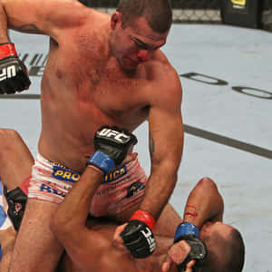 Maurício Rua In Action At Ufc Fight Night Wallpaper