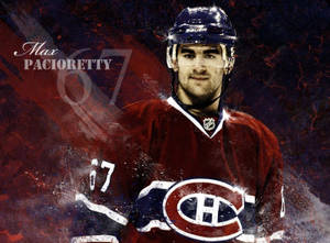 Max Pacioretty Graphic Art Hockey Wallpaper