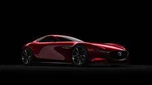 Mazda Rx-vision Side View Wallpaper