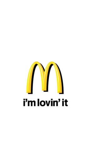 Mcdonald's Logo With The Words I'm Loving It Wallpaper