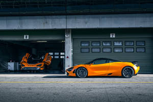 Mclaren 720s Garage Wallpaper