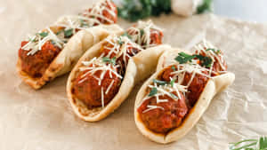 Meatball Sub Sandwiches Wallpaper