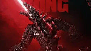 Mechagodzilla 2021 Unleashed - Tremendous Power In Metallic Form Wallpaper