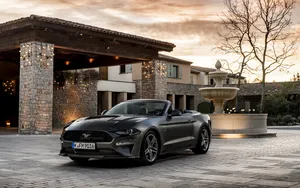 Mediterranean Ford Mustang Wallpaper