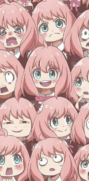 Meet Anya, The Heroine Of The Popular Spy X Family Anime Series Wallpaper