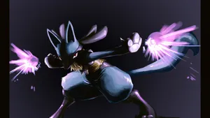Mega Lucario Smash Wallpaper