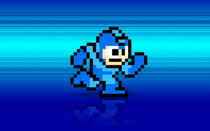 Mega Man Pixel Art Wallpaper
