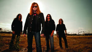 Megadeth Band Outdoor Portrait Wallpaper