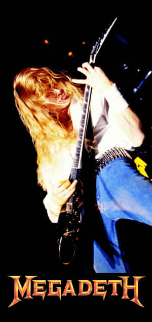 Megadeth Live Performance Guitarist Wallpaper