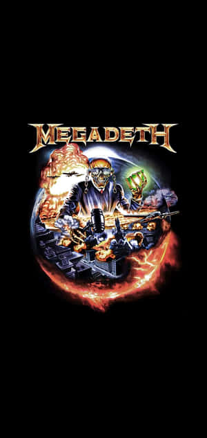 Megadeth Vic Rattlehead World Domination Wallpaper