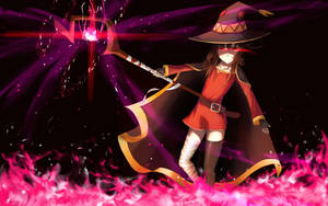 Megumin Anime Background Wallpaper