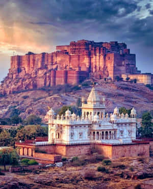 Mehrangarh Fort Jodhpur Sunset Wallpaper
