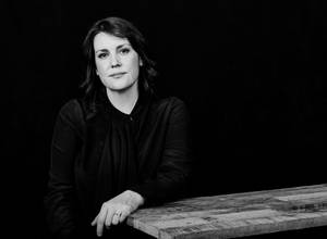 Melanie Lynskey Black And White Portrait Wallpaper