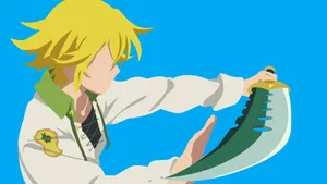 Meliodas Demon Sword Art Wallpaper