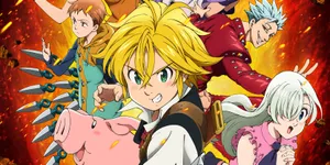 Meliodas Elizabeth Hawk Seven Deadly Sins Wallpaper