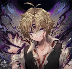 Meliodas Evil Smile Wallpaper