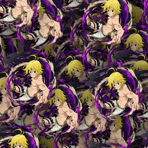 Meliodas Hellblaze Pattern Wallpaper