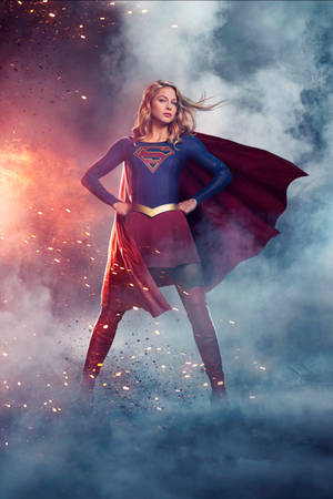 Melissa Benoist Supergirl Dc Wallpaper
