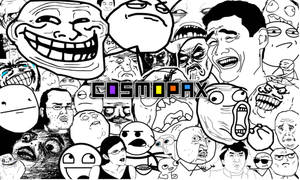 Meme Faces Cosmopax Wallpaper