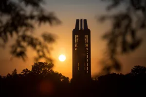 Memorial Carillon Silhouette University Of Kansas Wallpaper