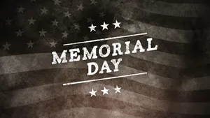 Memorial Day Vintage Flag Theme Wallpaper