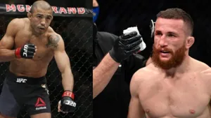 Merab Dvalishvili And Jose Aldo Side-by-side Wallpaper