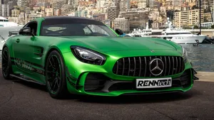 Mercedes Amg 4k Green Car By Pier Wallpaper