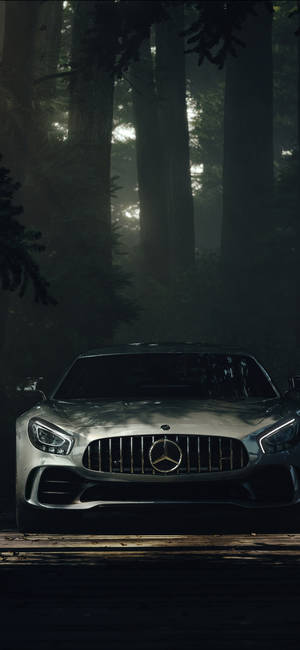Mercedes-amg Forest Iphone Wallpaper
