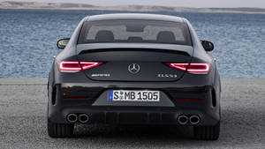 Mercedes Amg Glowing Red Rear Light Wallpaper