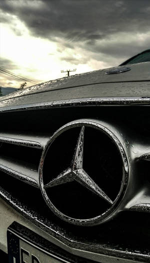 Mercedes Amg Iphone Logo Wallpaper