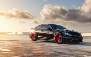 Mercedes-benz Amg Red Tire Wallpaper