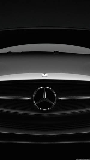 Mercedes Benz Car Emblem Iphone Wallpaper