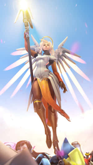 Mercy: Angelic Guardian Of Overwatch Wallpaper