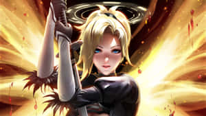 Mercy, Unflinching Protector Of Overwatch Wallpaper