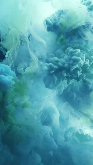 Mesmerizing Blue Smoke Engulfing Iphone 7 Original Wallpaper