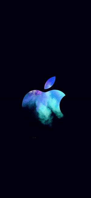 Mesmerizing Dark Iphone Logo Wallpaper