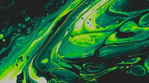 Mesmerizing Psychedelic Artwork In A Colorful World Wallpaper